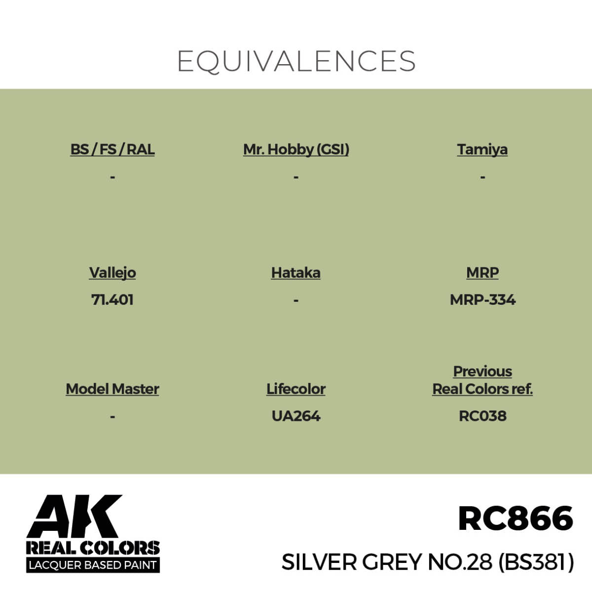 Silver Grey No.28 (BS381) 17 ml. - vista 3 - AK