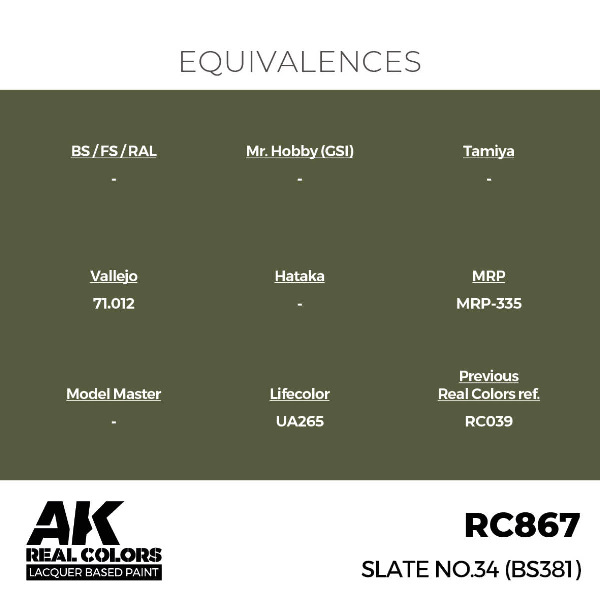 Slate No.34 (BS381) 17 ml. - vista 3 - AK