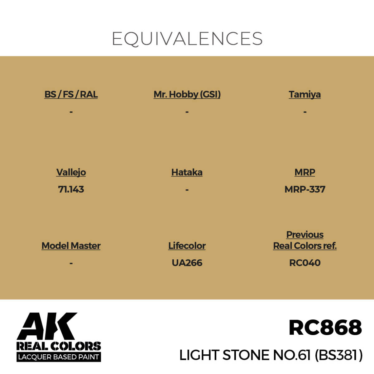 Light Stone No.61 (BS381) 17 ml. - vista 3 - AK