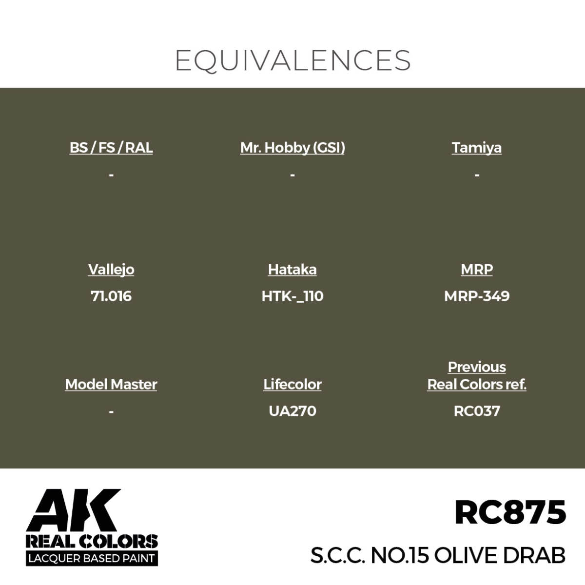 S.C.C. No.15 Olive Drab 17 ml. - vista 3 - AK