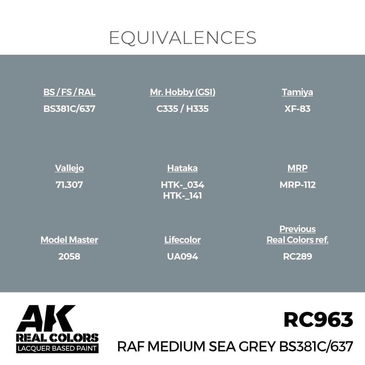 RAF Medium Sea Grey BS381C/637 17 ml. - vista 3 - AK