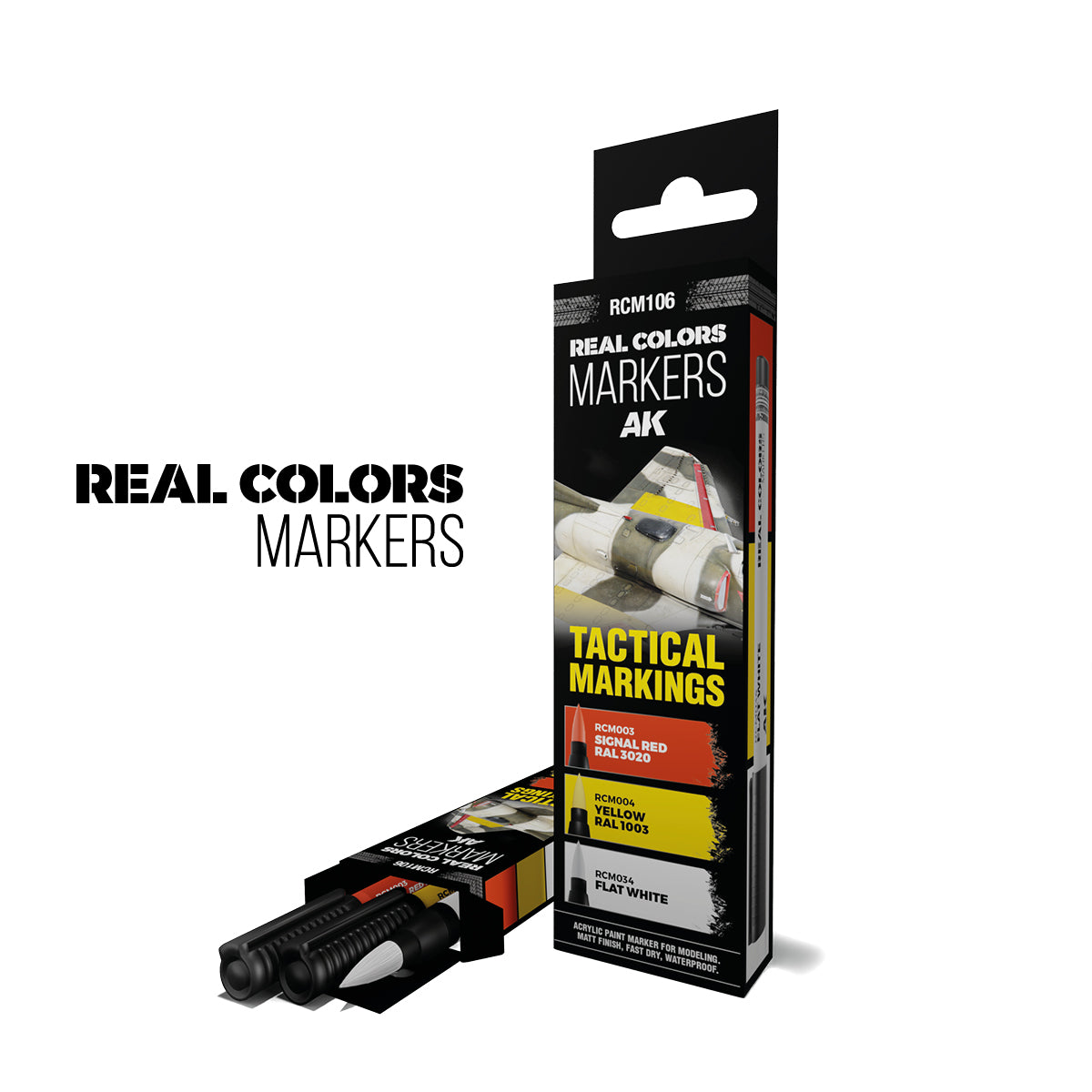 TACTICAL MARKINGS - SET 3 REAL COLORS MARKERS - AK