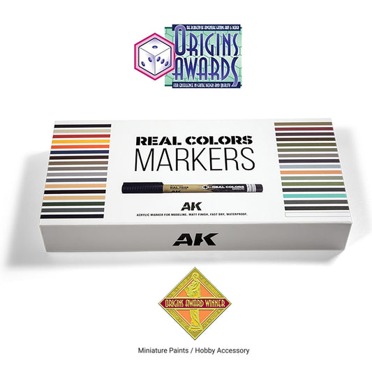 SPECIAL BOX REAL COLORS MARKERS - 34 units