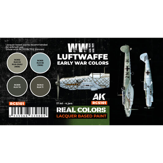 WWII Luftwaffe Early War Colors SET