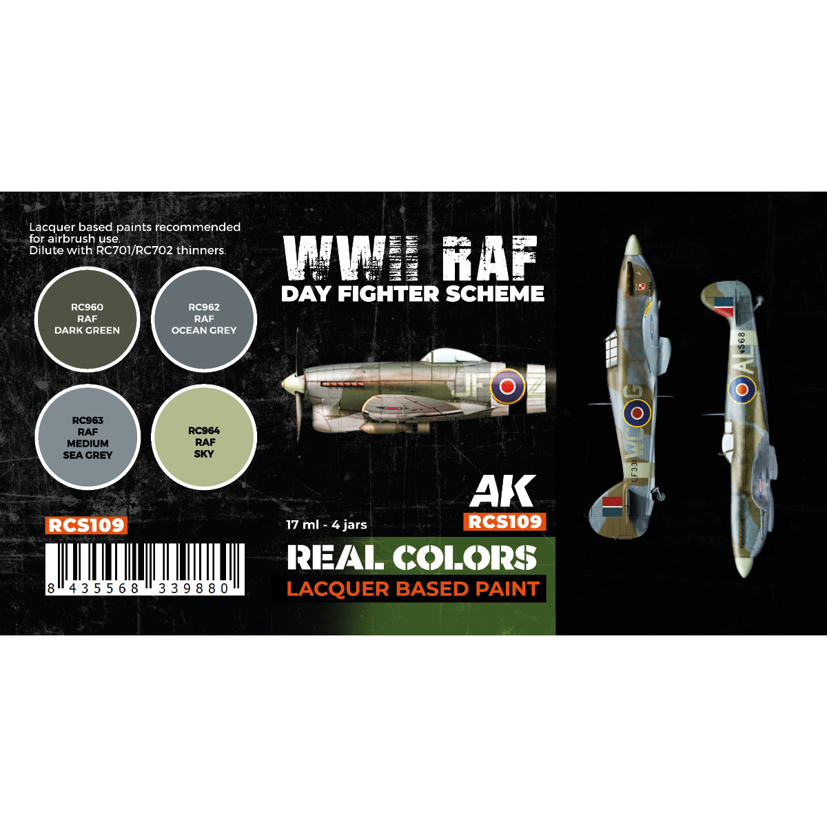 WWII RAF Day Fighter Scheme SET - vista 2 - AK