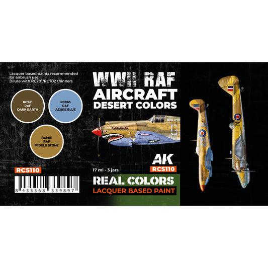 WWII RAF Aircraft Desert Colors SET