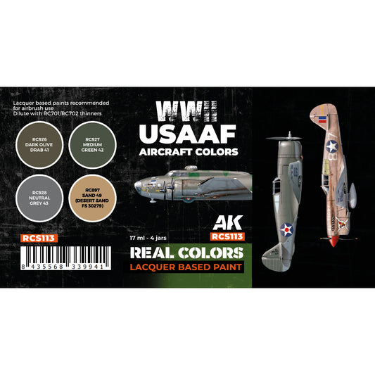WWII USAAF Aircraft Colors SET