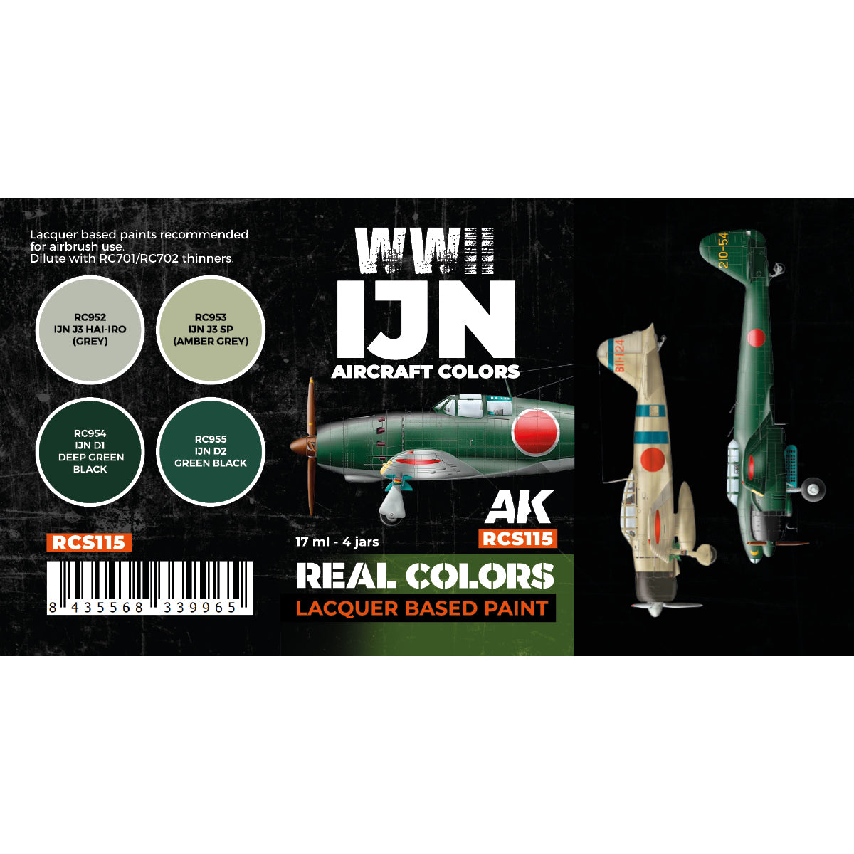 WWII IJN Aircraft Colors SET - vista 2 - AK