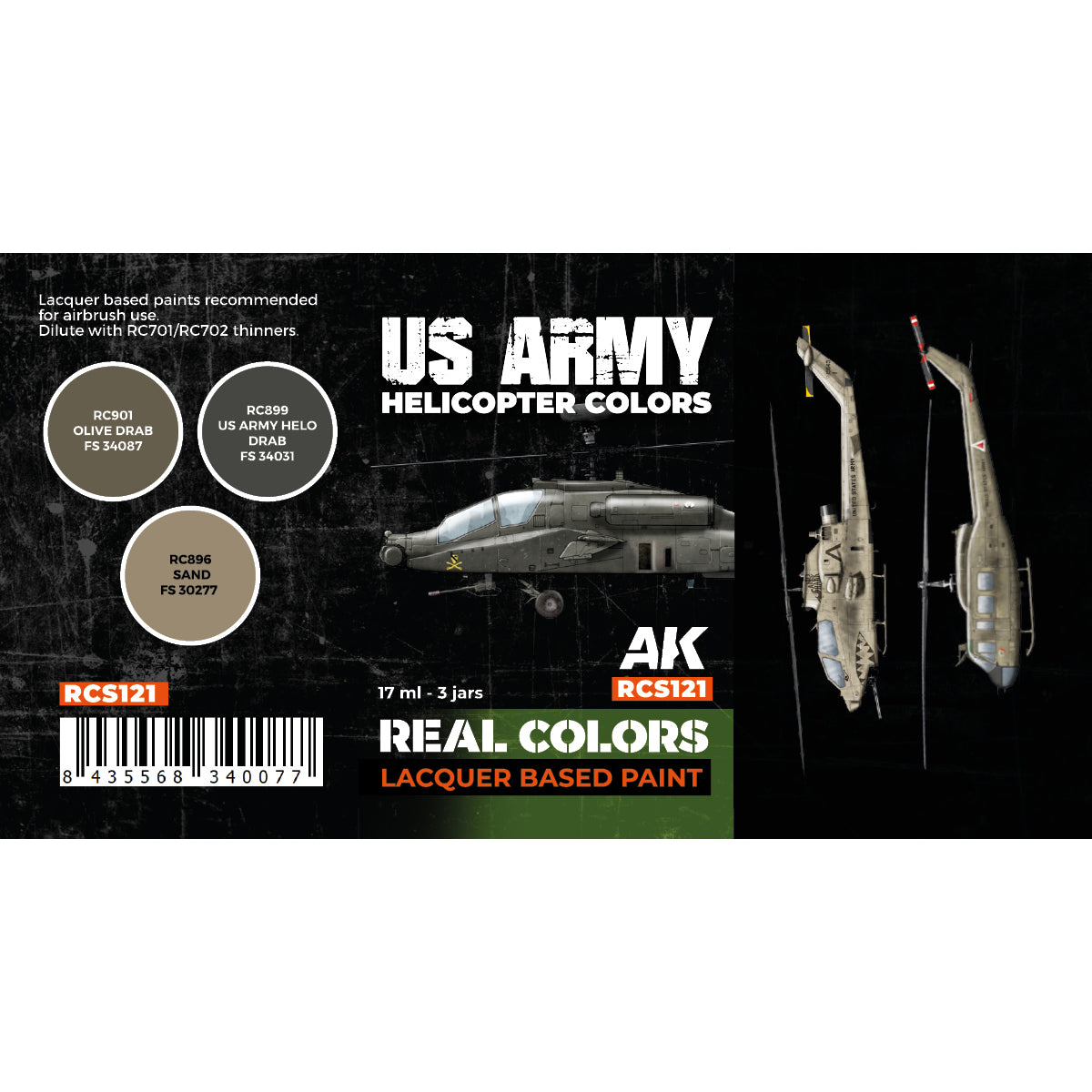 US Army Helicopter Colors SET - vista 2 - AK