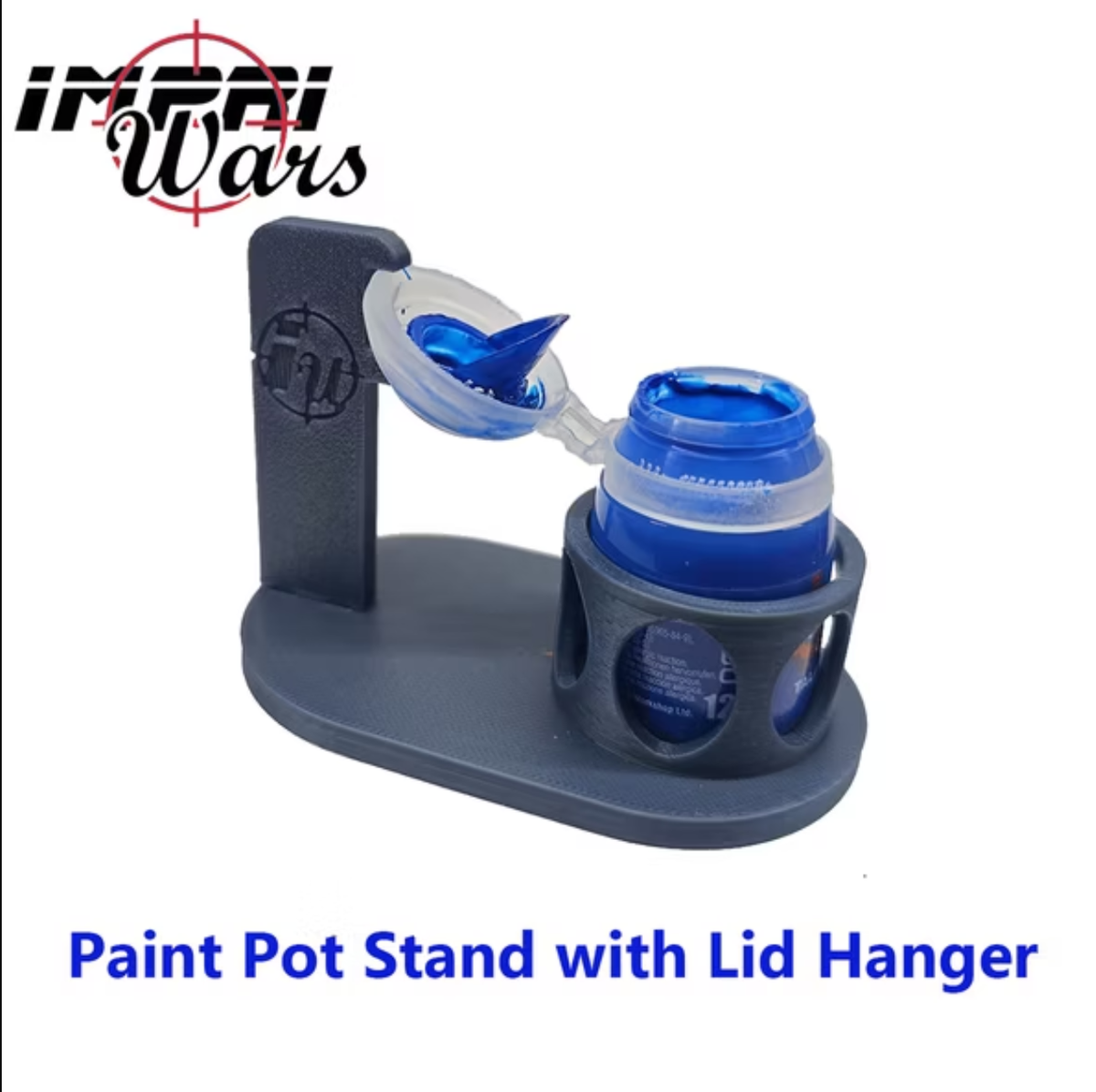 Soporte para Bote de pintura con percha para tapa - ImpriWars