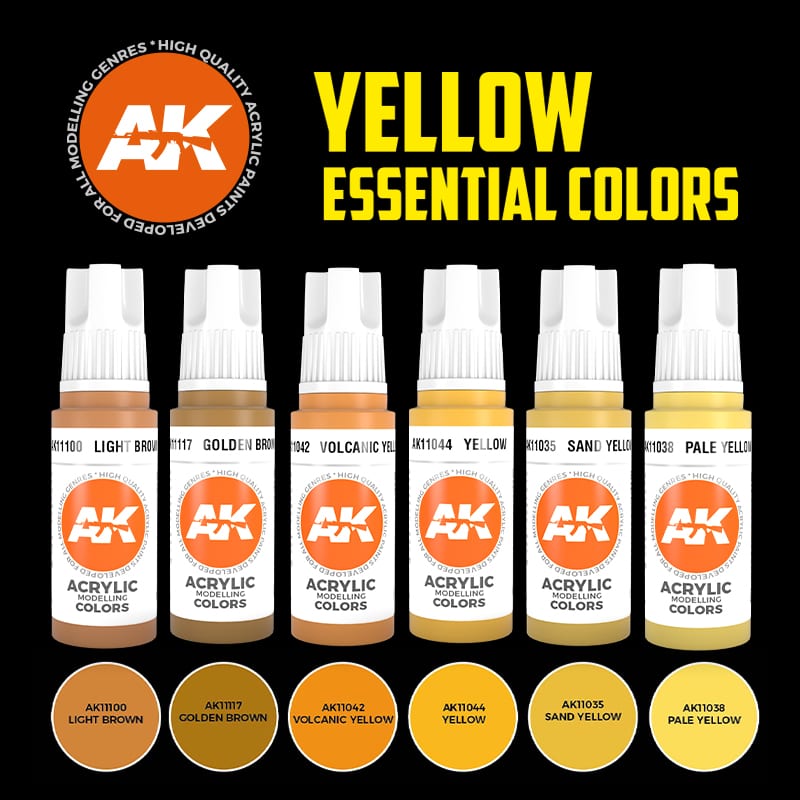 YELLOW ESSENTIAL COLORS 3GEN SET - vista 3 - AK