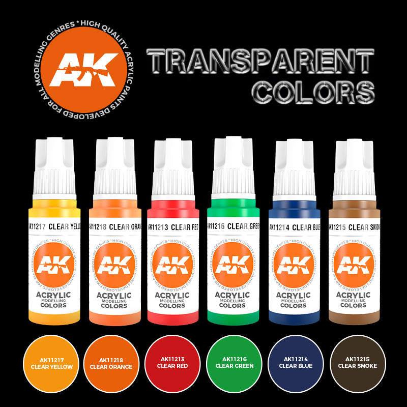 TRANSPARENT COLORS SET - vista 3 - AK