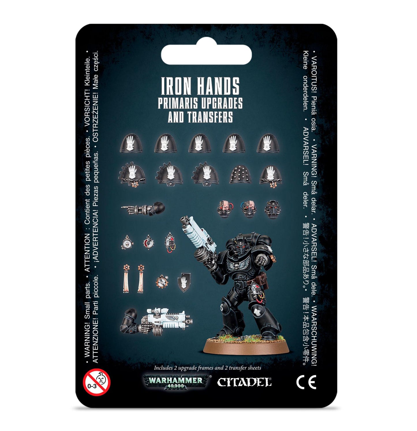 MEJORAS Y CALCOM. DE PRIMARIS IRON HANDS - Games Workshop