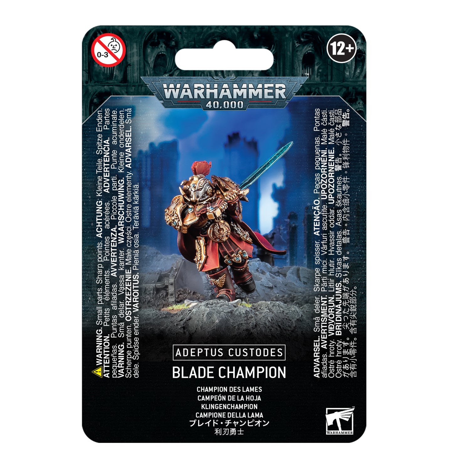 ADEPTUS CUSTODES: CAMPEÓN DEL FILO - Games Workshop