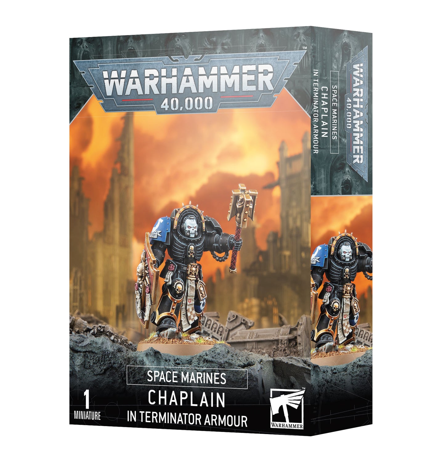CAPELLAN CON ARMADURA EXTERMINADOR - Games Workshop