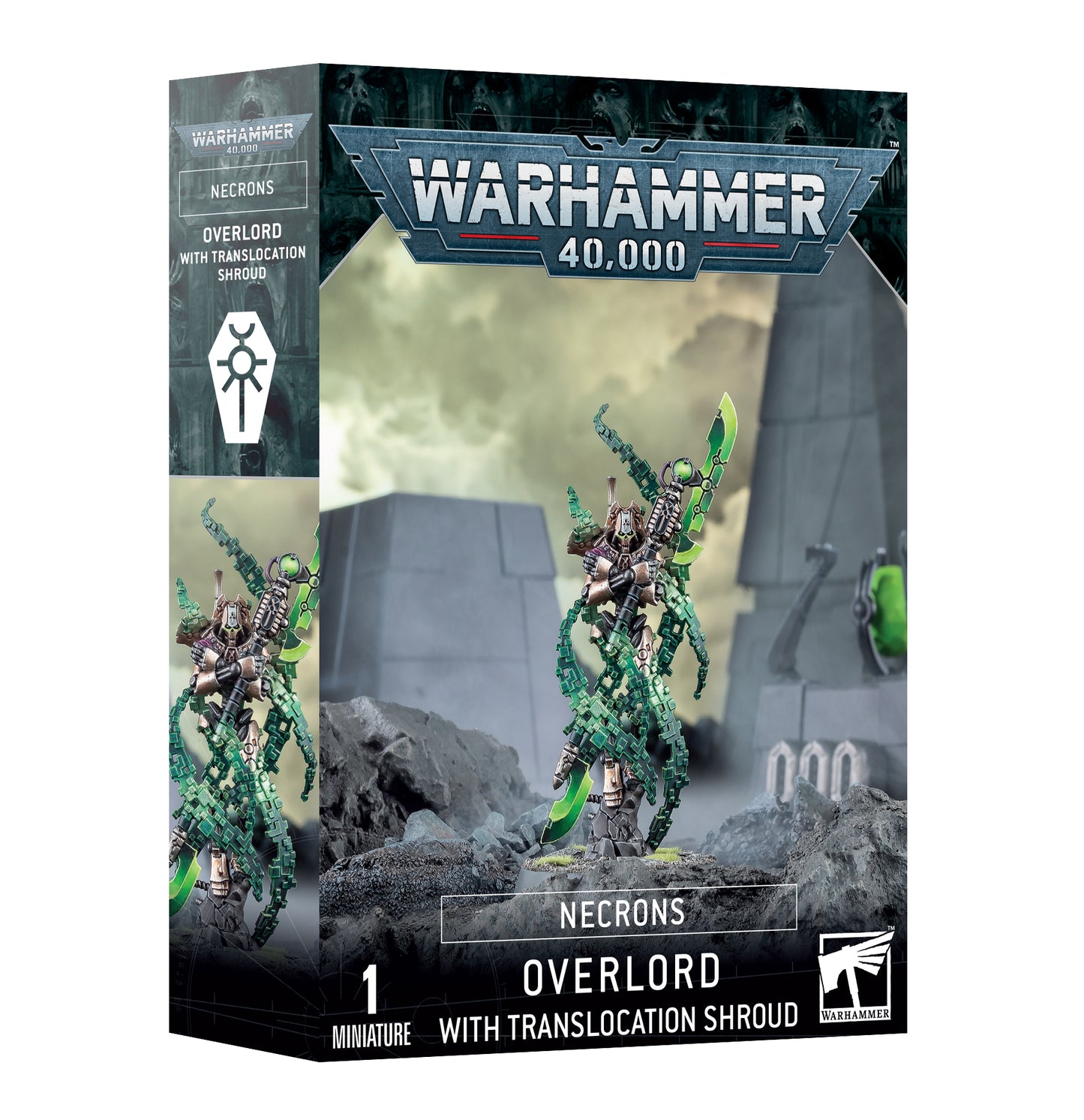 NECRONS: SEÑOR SUPREMO CON MORTAJA DE TR - Games Workshop