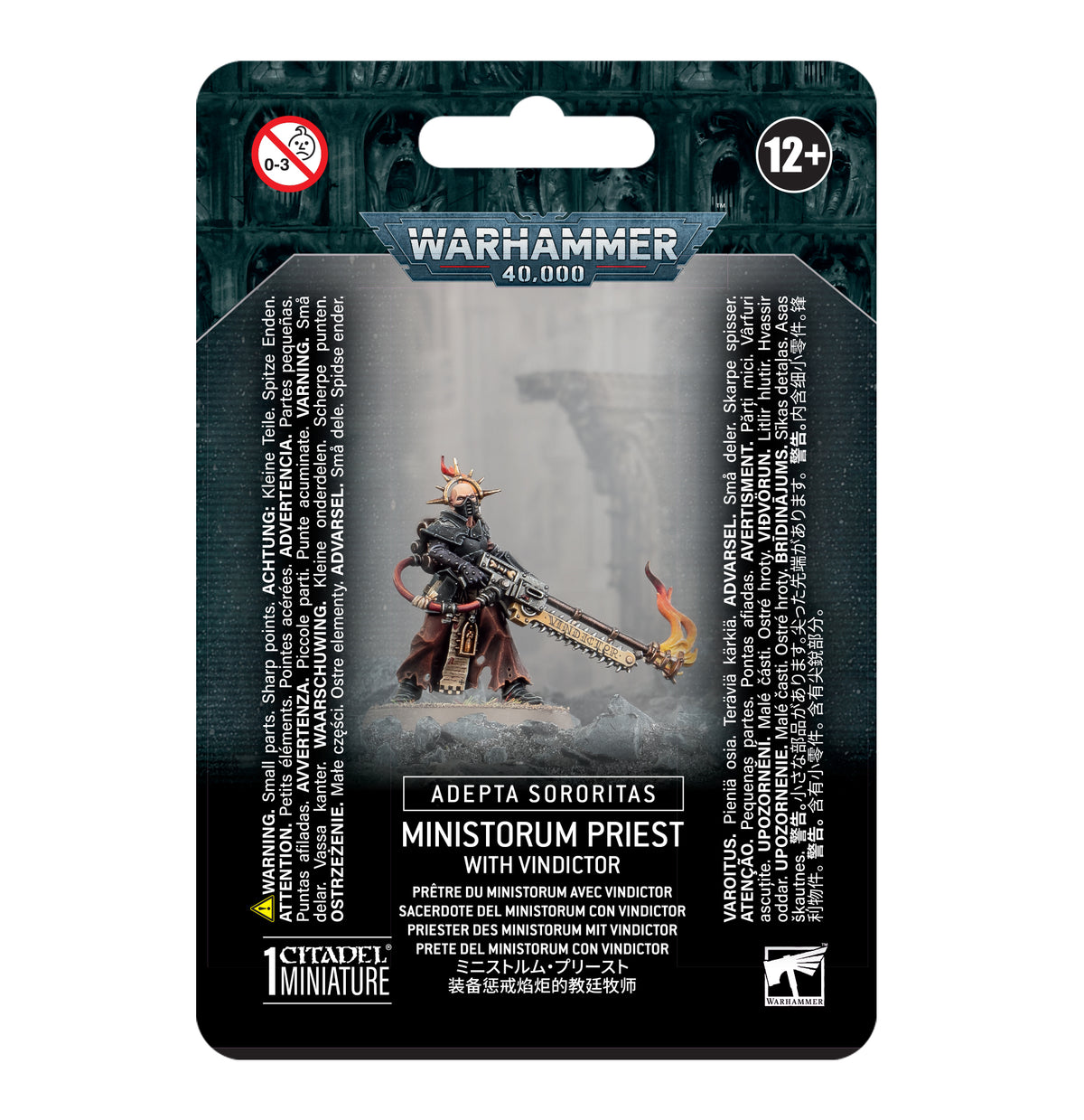 SACERDOTE DEL MINISTORUM CON VINDICTOR - Games Workshop