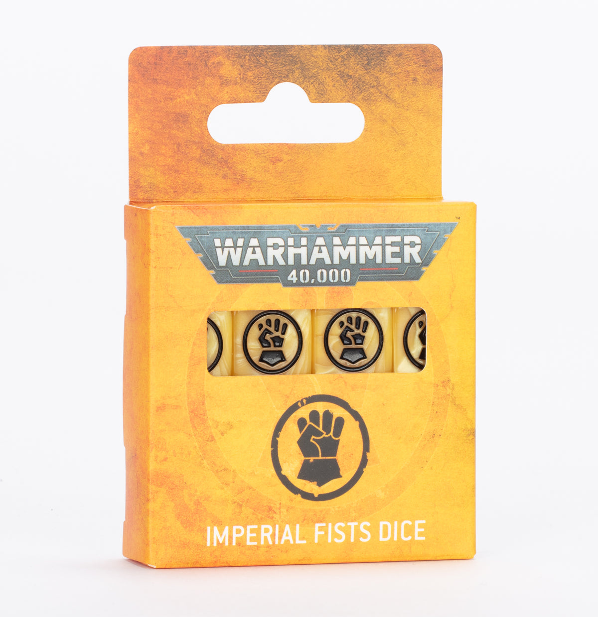 WARHAMMER 40000: IMPERIAL FISTS DICE - Games Workshop