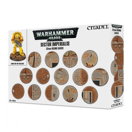 SECTOR IMPERIALIS: 32MM ROUND BASES - Games Workshop