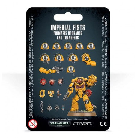 IMPERIAL FISTS: MEJORAS Y CALCOMANÍAS - Games Workshop