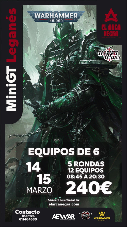 40k Torneo Equipos de 6, 14 y 15 de marzo