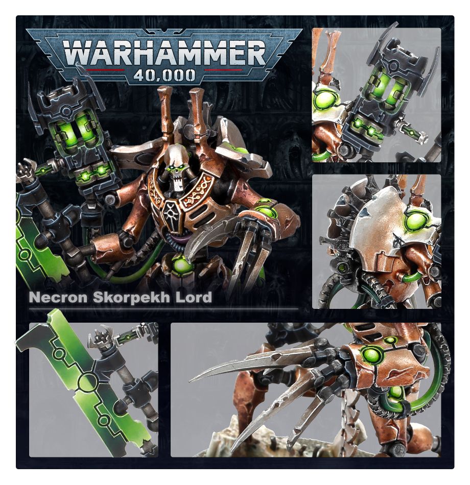 Señor Skorpekh Necrón - Corte Real de los Necrones