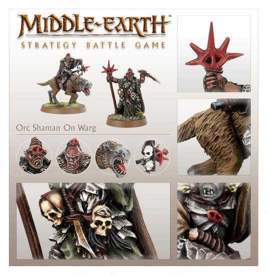 Middle-earth SBG: Orc Shaman en Warg (Venta Directa)