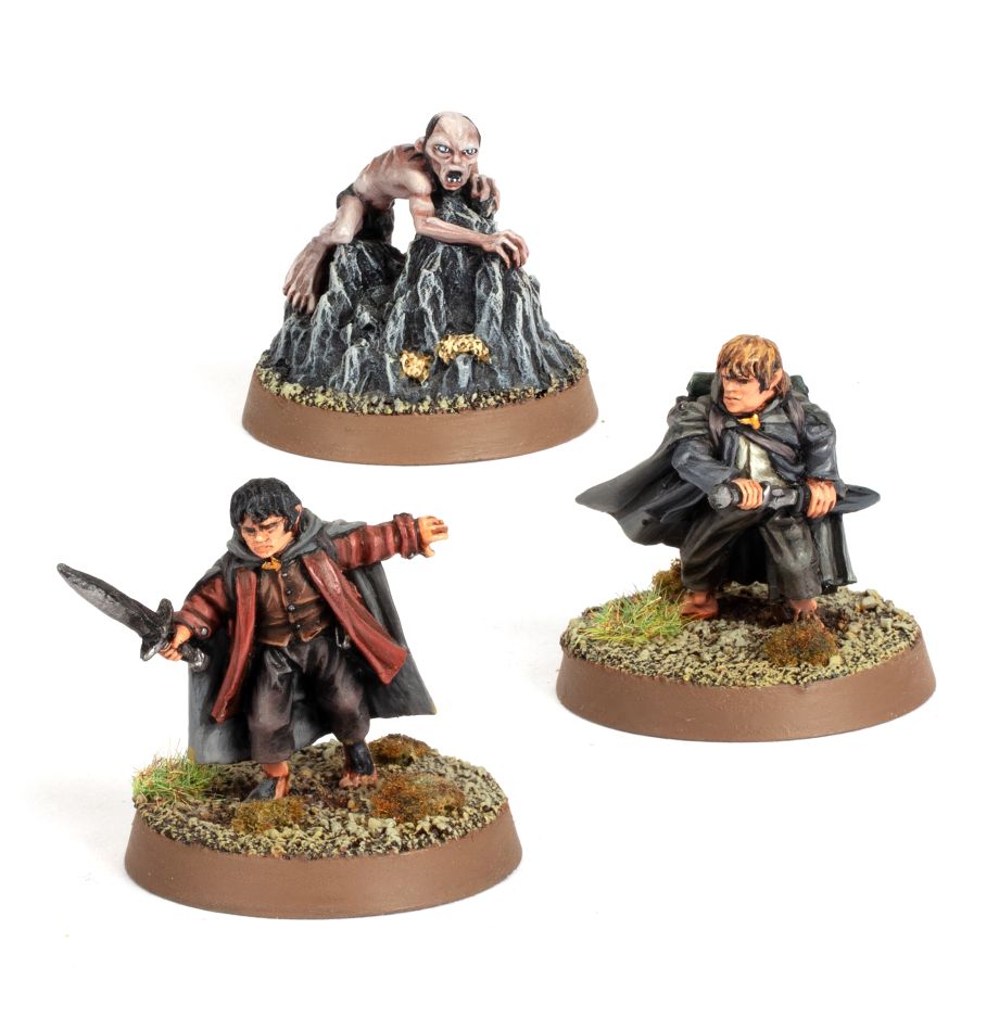 Middle-earth SBG: Frodo Bolsón, Sam Gamgee y Gollum en Emyn Muil (Venta Directa)