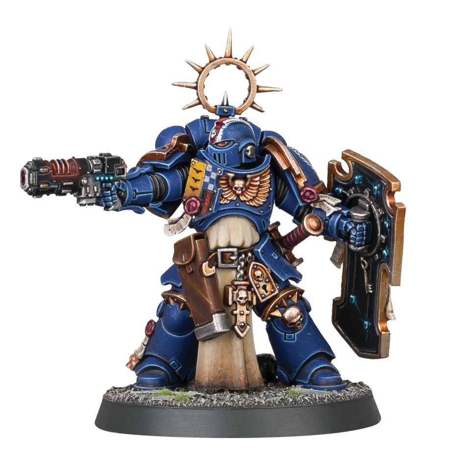 Space Marines: Teniente con Escudo de Tormenta