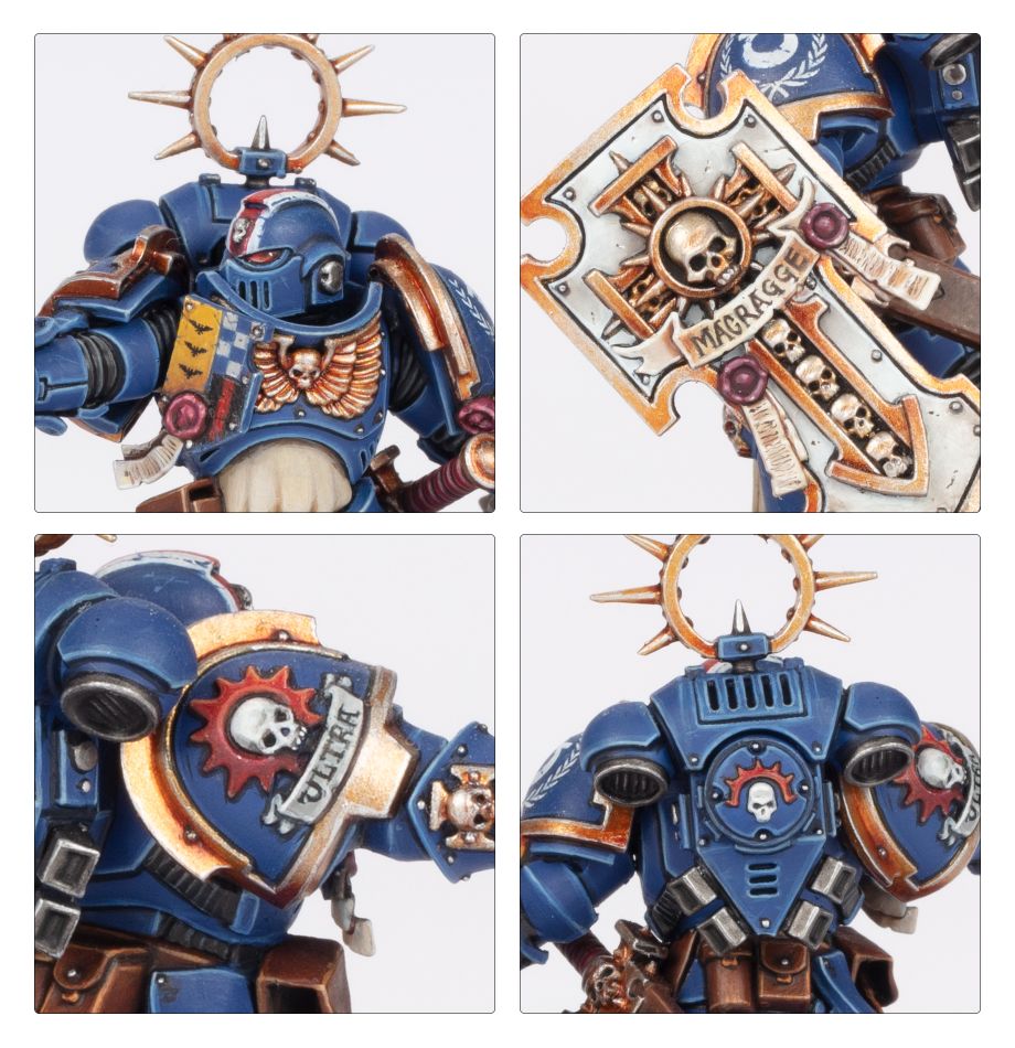 Space Marines: Teniente con Escudo de Tormenta