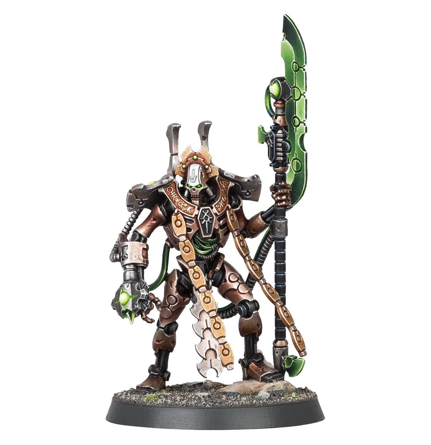 Señor Supremo Necrón con flecha de taquiones - Warhammer 40.000