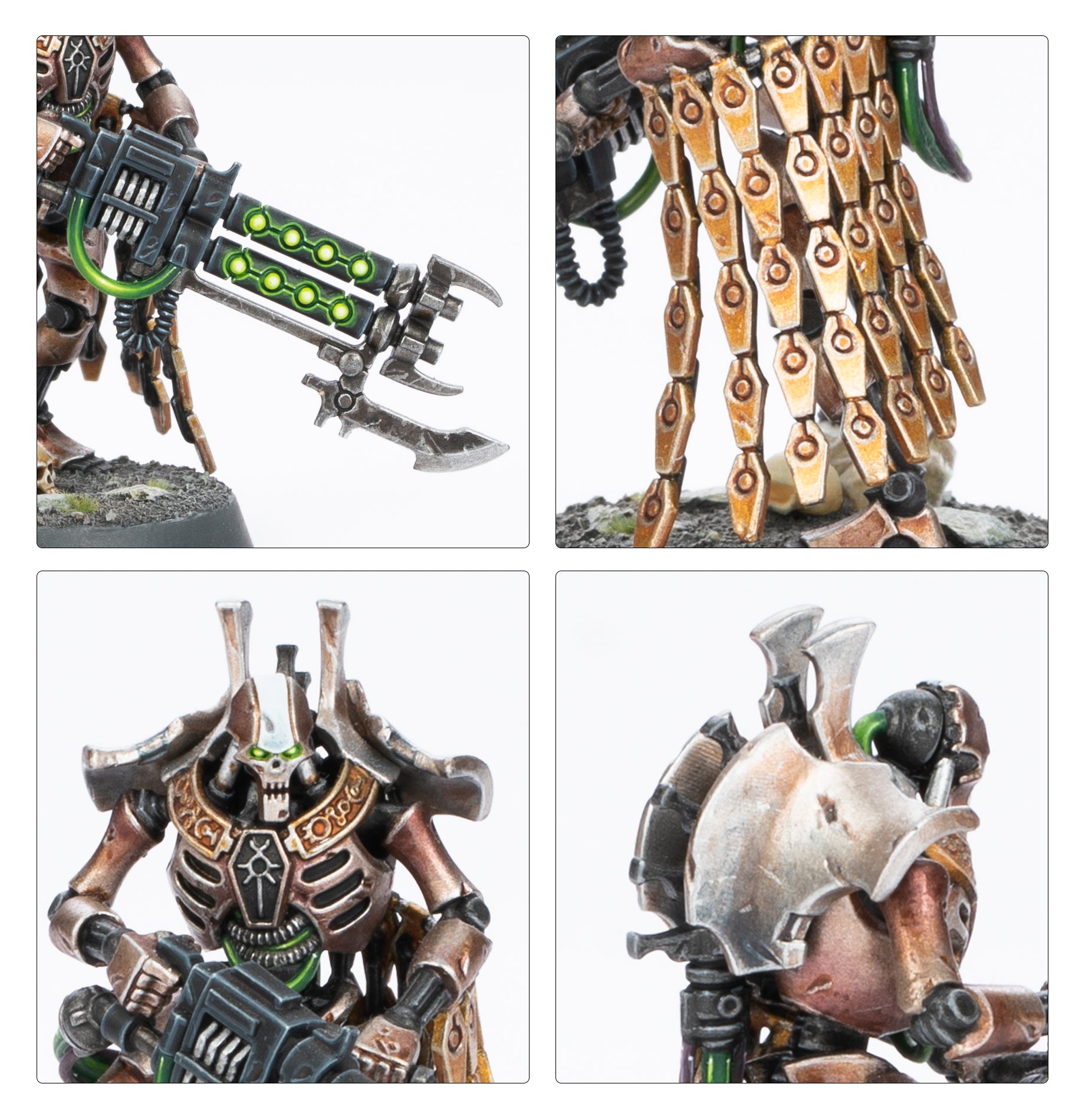 Guardia Real Necrón - detalle del bláster gauss