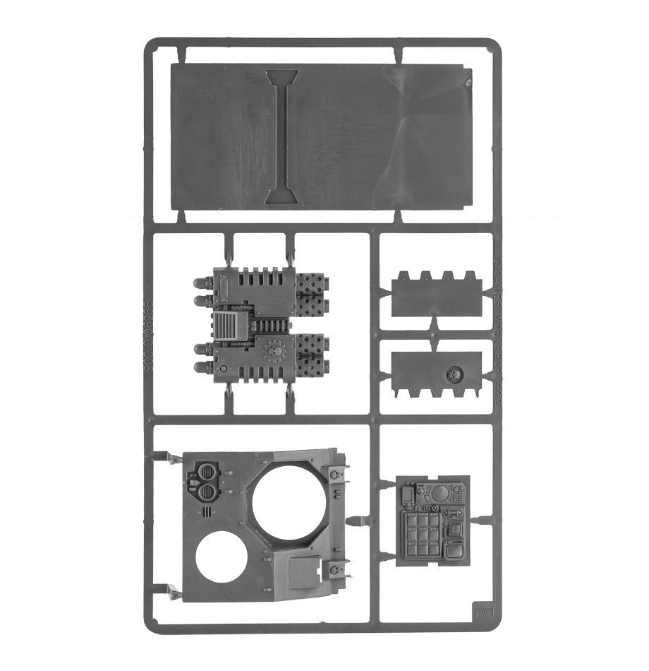 Venerable Land Raider - vista frontal con rampa