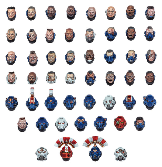 Space Marines: Cabezas de Marines Espaciales