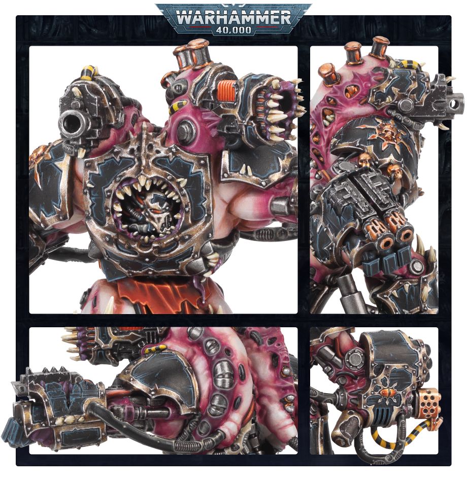 Chaos Space Marines: Cianurántula y Arrasadores (venta directa)