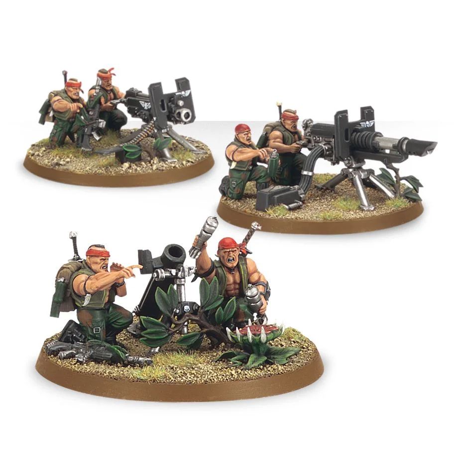 Escuadra de Armas Pesadas de Catachán - Astra Militarum Warhammer 40.000