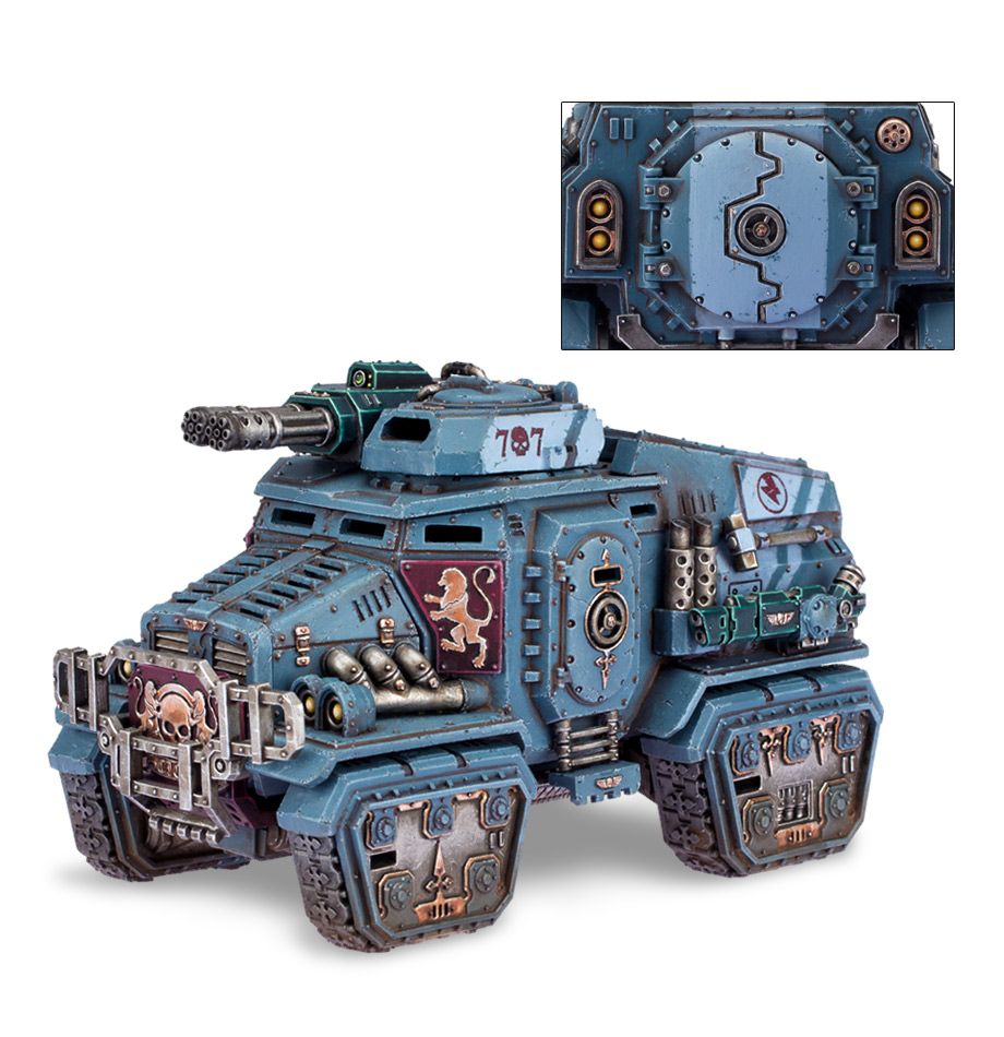 Taurox Prime - detalle del armamento de torreta