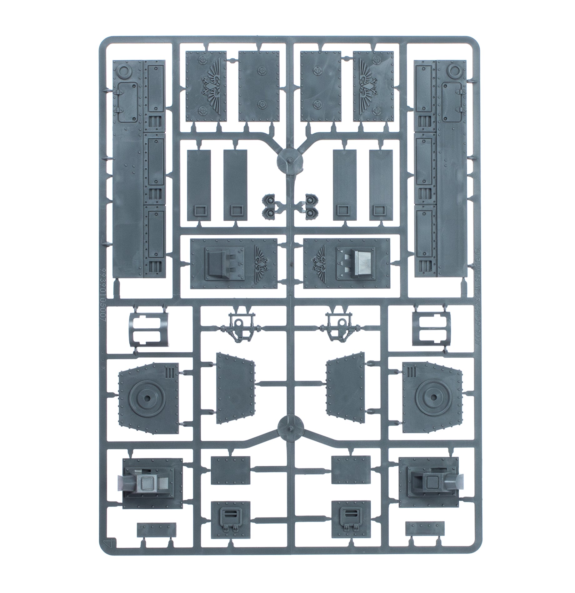 Barquillas para Baneblade - detalle de las piezas