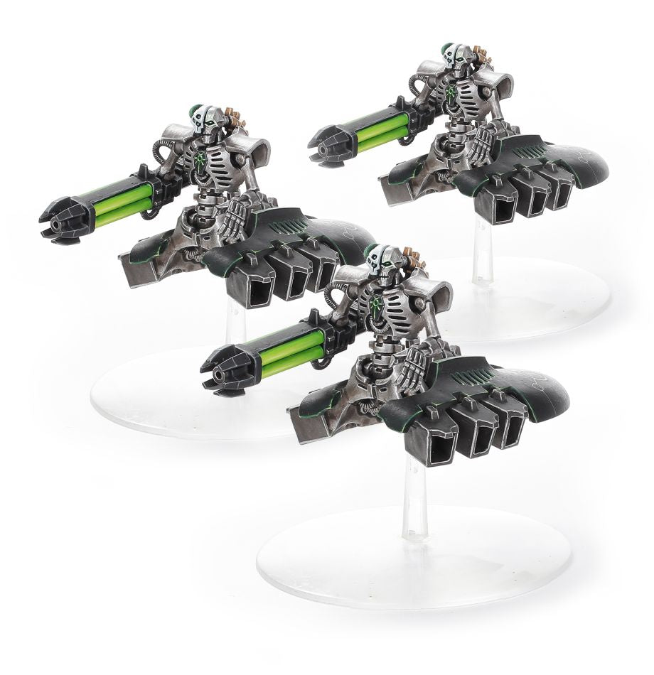 Tres Destructores Lokhust con cañón gauss