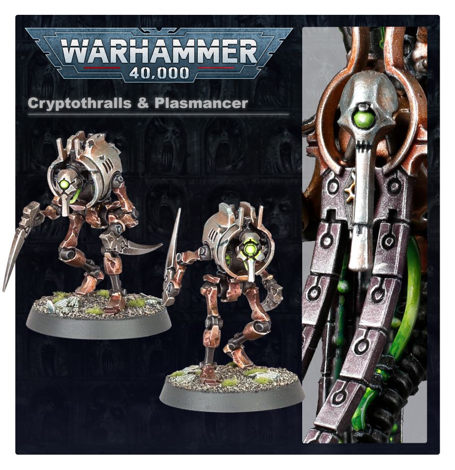 Criptosiervos y Plasmante - Corte Real de los Necrones