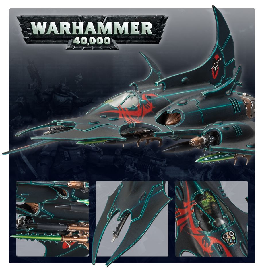 Razorwing Jetfighter - detalle del armamento y la cabina