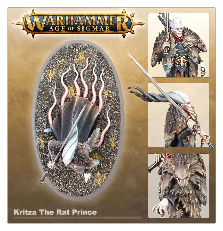 Soulblight Gravelords: Kritza, el Príncipe Rata (Venta Directa)