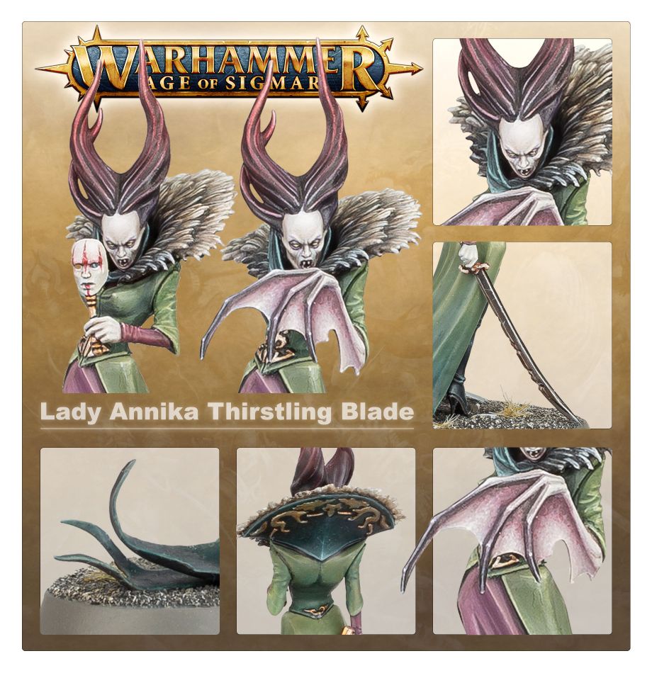 Soulblight Gravelords: Lady Annika, la Espada Sedienta (Venta Directa)