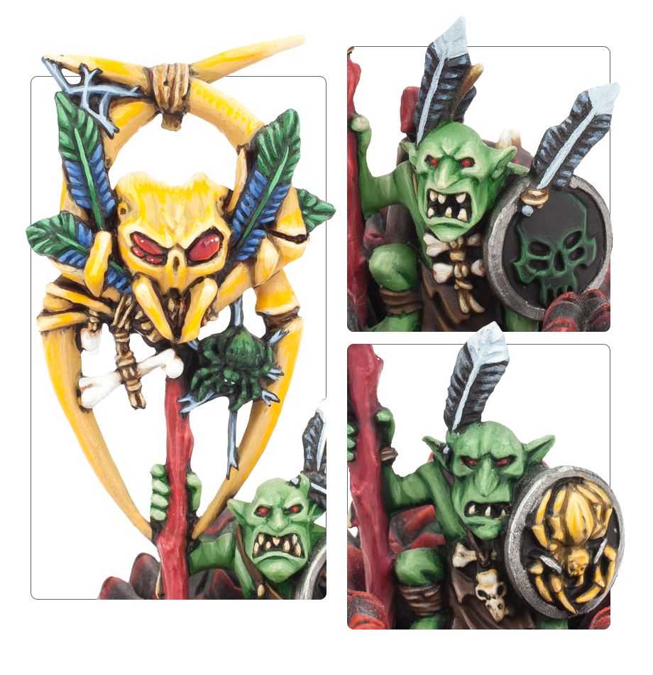 Gloomspite Gitz: Grots Jinetez de Arañaz (Venta Directa)