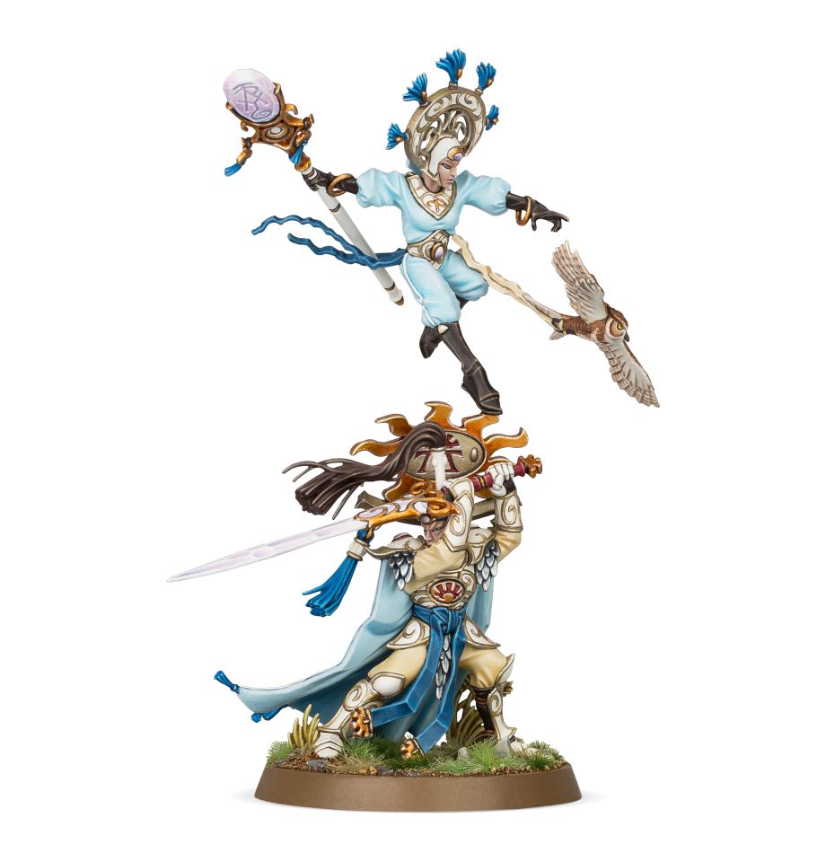 Lumineth Realm-lords: Ellania y Ellathor, Sabios de Guerra Eclipsianos (Venta Directa)