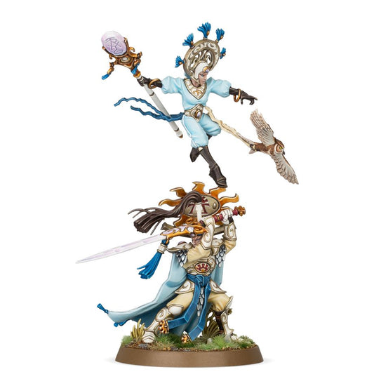 Lumineth Realm-lords: Ellania y Ellathor, Sabios de Guerra Eclipsianos (Venta Directa)