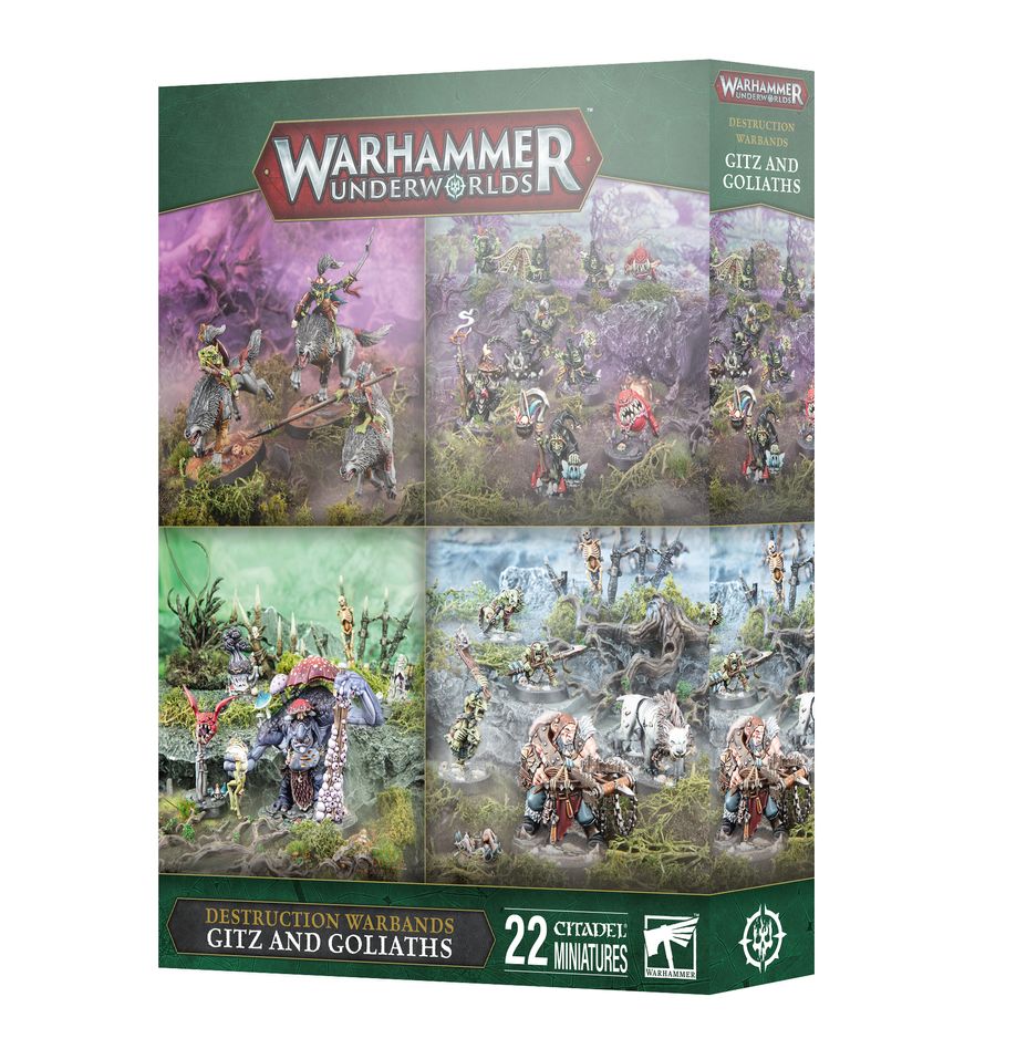 Warhammer Underworlds: Destruction Warbands - Gitz and Goliaths - Tipejoz y tiparrones