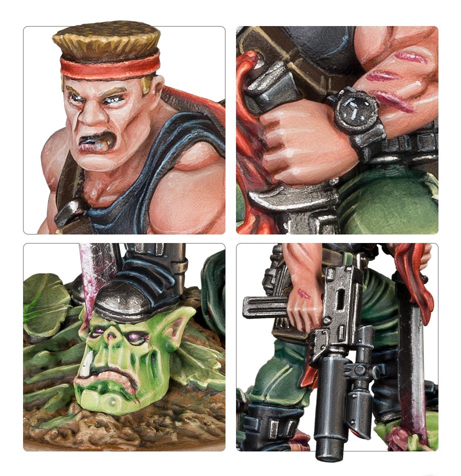 Sly Marbo - detalle de la miniatura