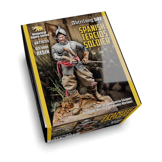 SPANISH TERCIOS SOLDIER (FIRST HALF OF THE 17TH CENTURY) – 65mm resin figure