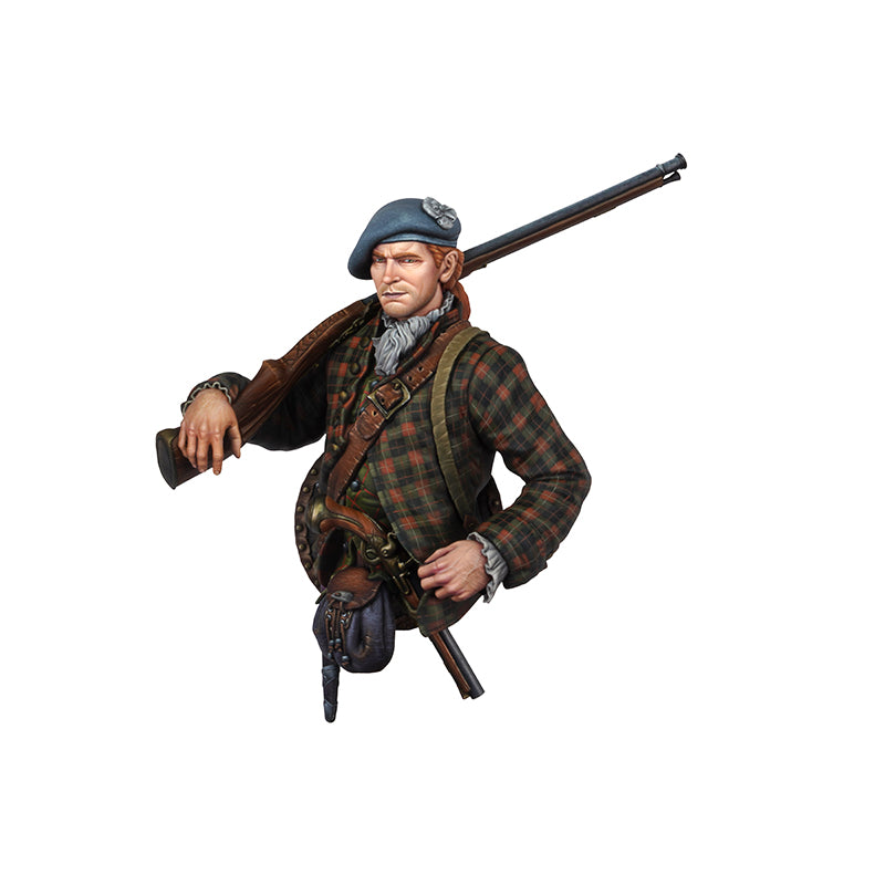 SCOTTISH JACOBITE – CULLODEN 1746 – ABTEILUNG 502 HISTORICAL FIGURE SERIES BUST 1:10
